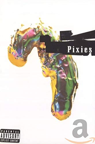 DVD cover for Pixies with colorful, distorted paint and black text.