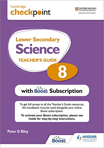 Cambridge Checkpoint Lower Secondary Science Teacher's Guide 8 with Boost Subscr