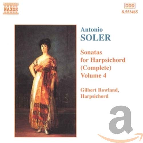 CD cover: portrait of a woman in a red dress, text “Antonio Soler”.