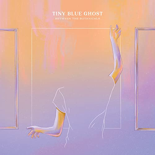 Album cover with abstract line drawing of an arm and hand, pink and purple.