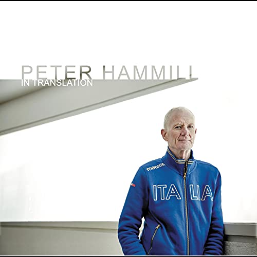 Album cover for Peter Hammill's "In Translation" featuring a man in blue.