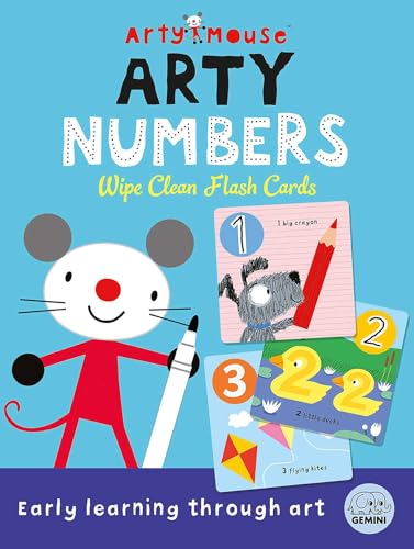 Arty Mouse Arty Numbers Wipe Clean Flash Cards