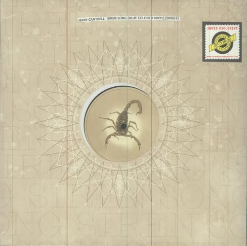 Jerry Cantrell’s “Siren Song” vinyl record cover with a scorpion illustration.