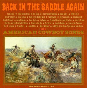 CD cover: cowboys riding horses across a desert landscape.