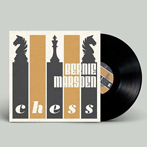 Bernie Marsden “Chess” vinyl record with chess piece album art.