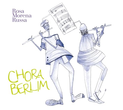 CD cover: hand-drawn illustration of two figures playing flutes.