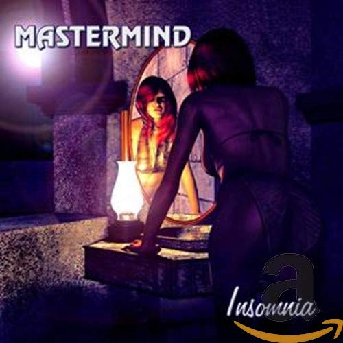 CD cover for Mastermind’s “Insomnia” featuring a woman and mirror.