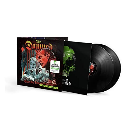 Vinyl record and cover art for The Damned’s “A Night Of A Thousand Vampires.”