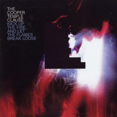CD cover for Cooper Temple Clause's "Kick Up" with fiery imagery.