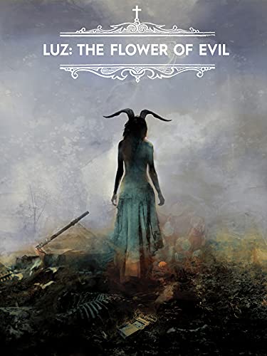 Blu-ray cover for "Luz: The Flower of Evil" featuring a horned figure.