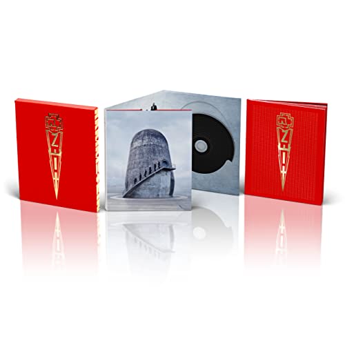 Rammstein "Zeit" CD packaging: red panels with a tower image open.