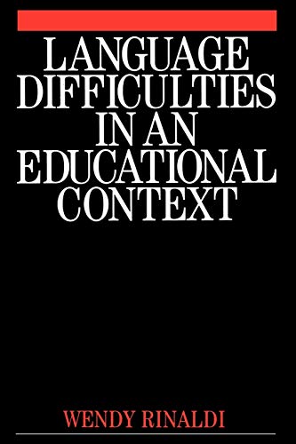 Language Difficulties in an Educational Context