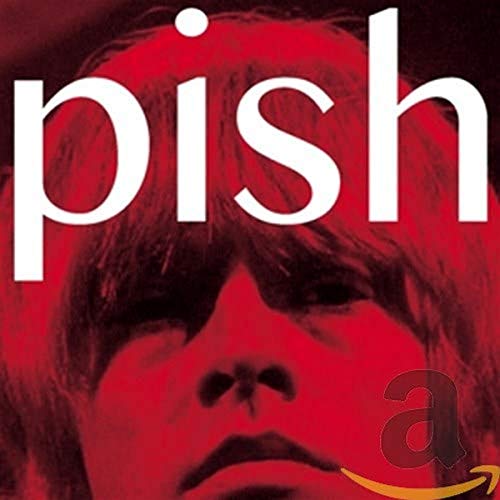 Red album cover featuring a blurred face with long hair.