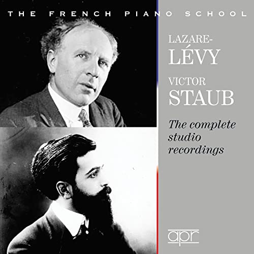 CD cover featuring black and white portraits of two bearded men, Lévy and Staub.