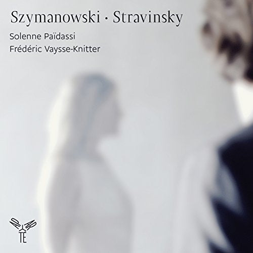 CD cover featuring a blurred portrait and composers’ names.