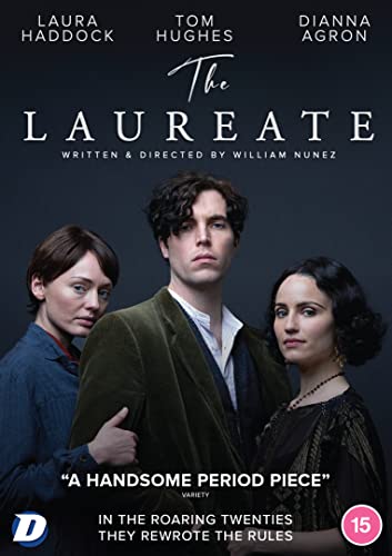 DVD cover for "The Laureate" featuring three actors in period clothing.