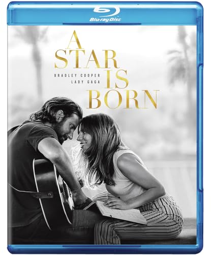 “A Star Is Born” Blu-ray cover featuring Bradley Cooper and Lady Gaga.