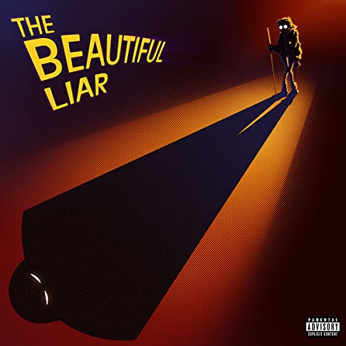 CD cover for X Ambassadors’ “The Beautiful Liar,” featuring a shadowed figure.
