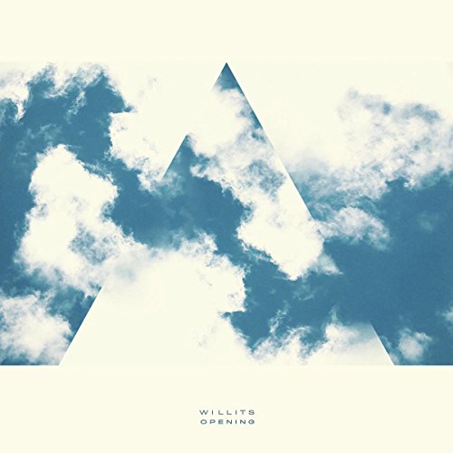 CD cover with a cloudy sky and triangular graphic.