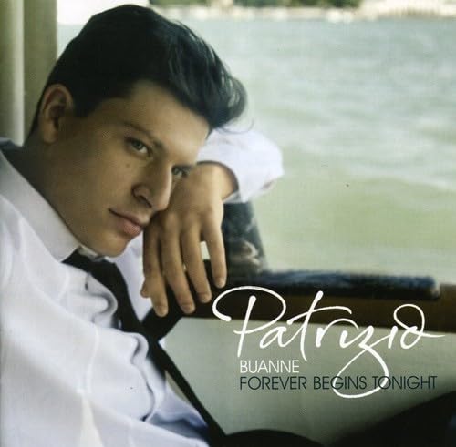CD cover featuring Patrizio Buanne with a blurred seaside background.