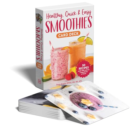 Healthy, Quick & Easy Smoothies Deck : 50 Recipes Under 300 Calories Made with 5 Ingredients