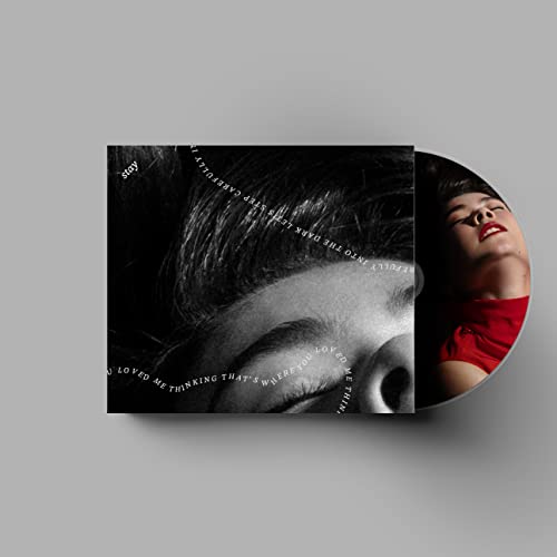 Mitski Laurel Hell CD cover featuring a close-up black and white portrait of a woman.