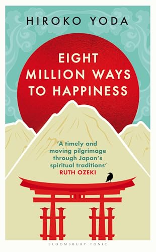 Book cover with red sun, mountains, and a Japanese torii gate.