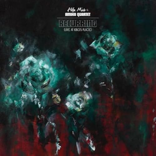 Vinyl album cover: abstract painting with figures in dark greens and reds.