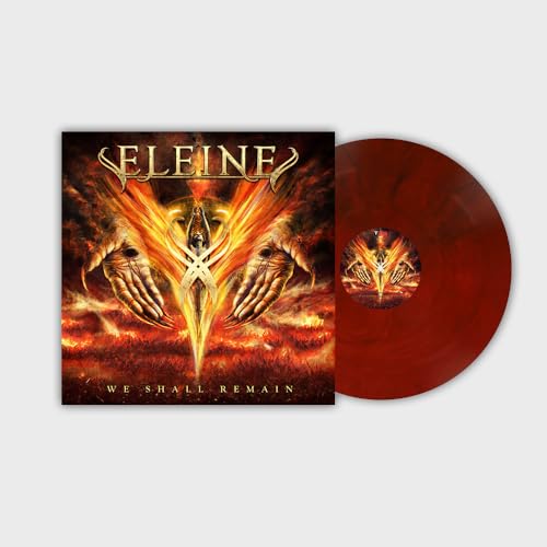 Eleine "We Shall Remain" vinyl record with fiery artwork and red disc.