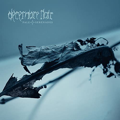Album cover for "Pale Serenades" featuring a withered leaf on a branch.