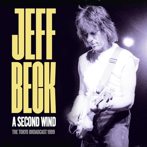Jeff Beck album cover, showing the guitarist playing a white guitar.