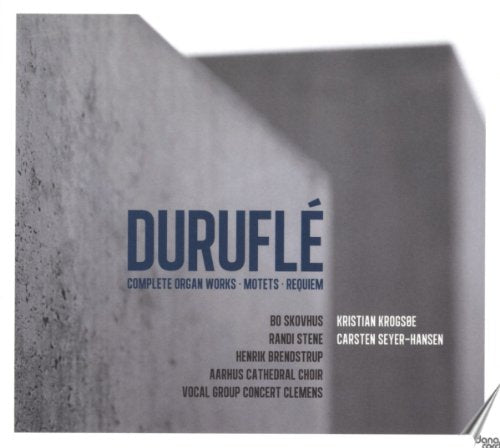 CD cover for Maurice Duruflé’s organ works, motets, and requiem.