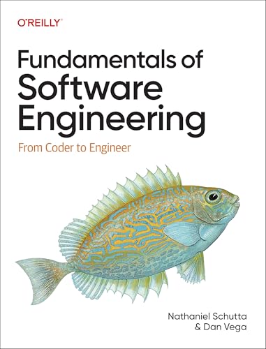 Book cover: "Fundamentals of Software Engineering" with a fish illustration.