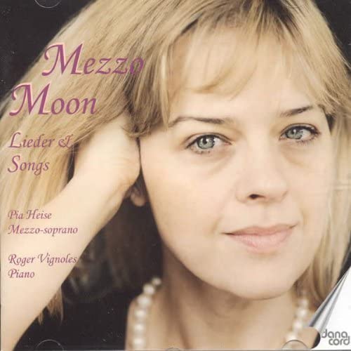 CD cover featuring a blonde woman with hand to ear, titled "Mezzo Moon".