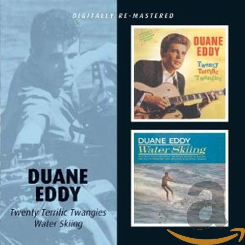 CD cover for Duane Eddy’s “Twenty Terrific Twangies Water Skiing” album.
