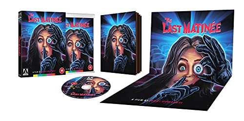 Blu-ray packaging for horror film "The Last Matinee" featuring a woman’s frightened face.
