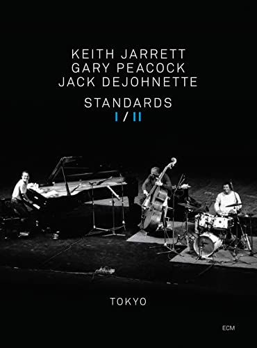 DVD cover for Keith Jarrett’s “Standards I/ii Tokyo” featuring jazz musicians.