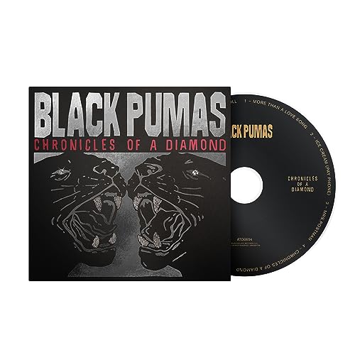 Black Pumas "Chronicles of a Diamond" CD with animal-themed cover art.