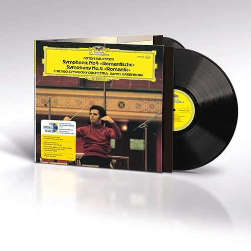 Vinyl record of Bruckner’s Symphony No. 4 with conductor Daniel Barenboim.