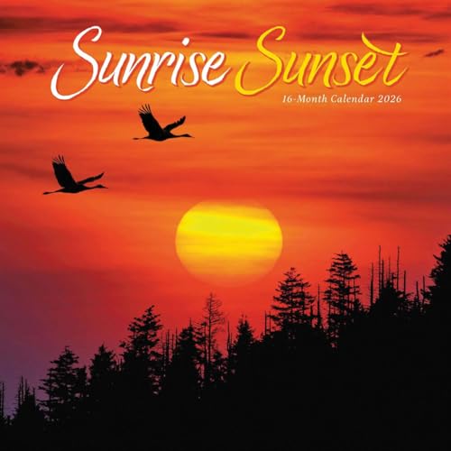 Sunrise Sunset Square Wall Sunday Start