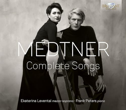 CD cover featuring Ekaterina Levental and Frank Peters, classical musicians.