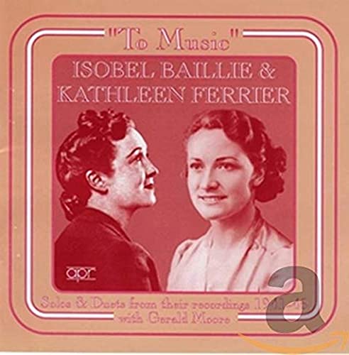 CD cover featuring portraits of Isobel Baillie and Kathleen Ferrier.