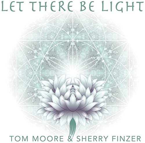 CD cover: floral design with geometric background, “Let There Be Light”.