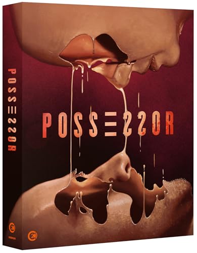 Blu-ray cover for "Possessor" featuring distorted faces and dripping liquid.