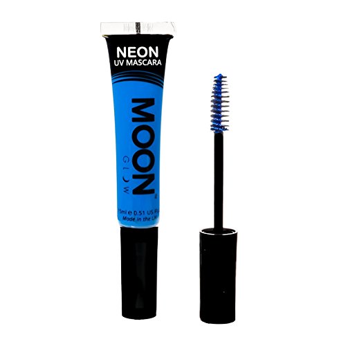 Moon Glow - Neon UV Mascara 15ml Blue – Glows brightly under UV Lighting!