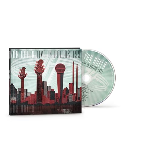 Van Halen "Live in Dallas 1991" CD with cityscape cover art.