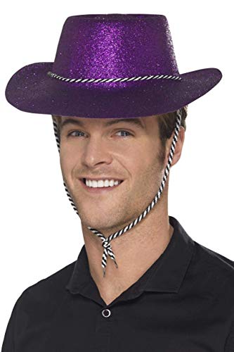 Smiffys 21883 Cowboy Glitter Hat (One Size)