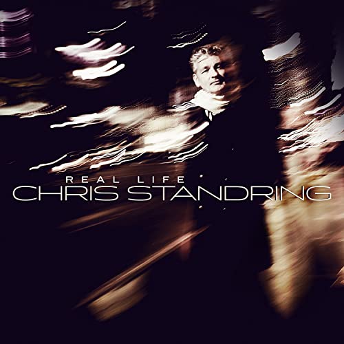 CD cover for Chris Standring’s “Real Life” with blurred motion effects.