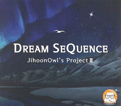 CD cover for “Dream Sequence” with a night sky and mountains.