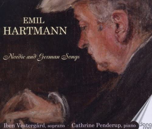 CD cover featuring a portrait of Emil Hartmann, a classical composer.